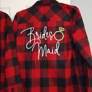 Brides maid flannel